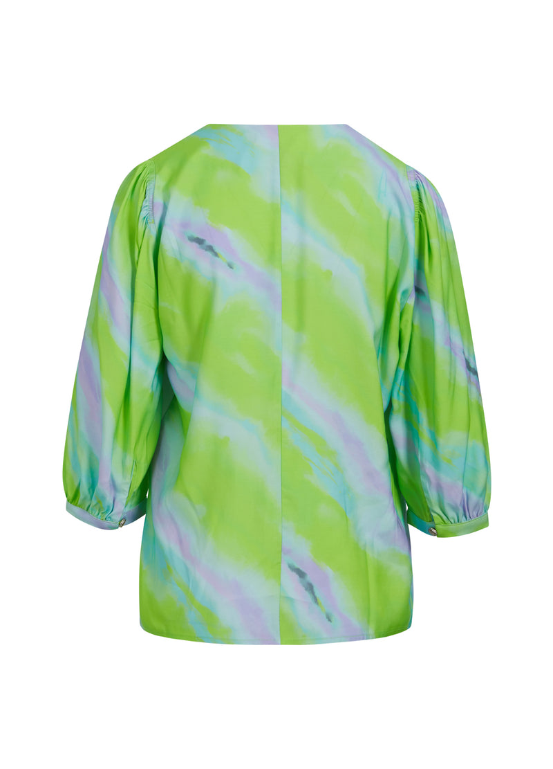 Coster Copenhagen  SKJORTA M. BLEKT RANDIGT TRYCK  Shirt/Blouse Faded stripe print - 903