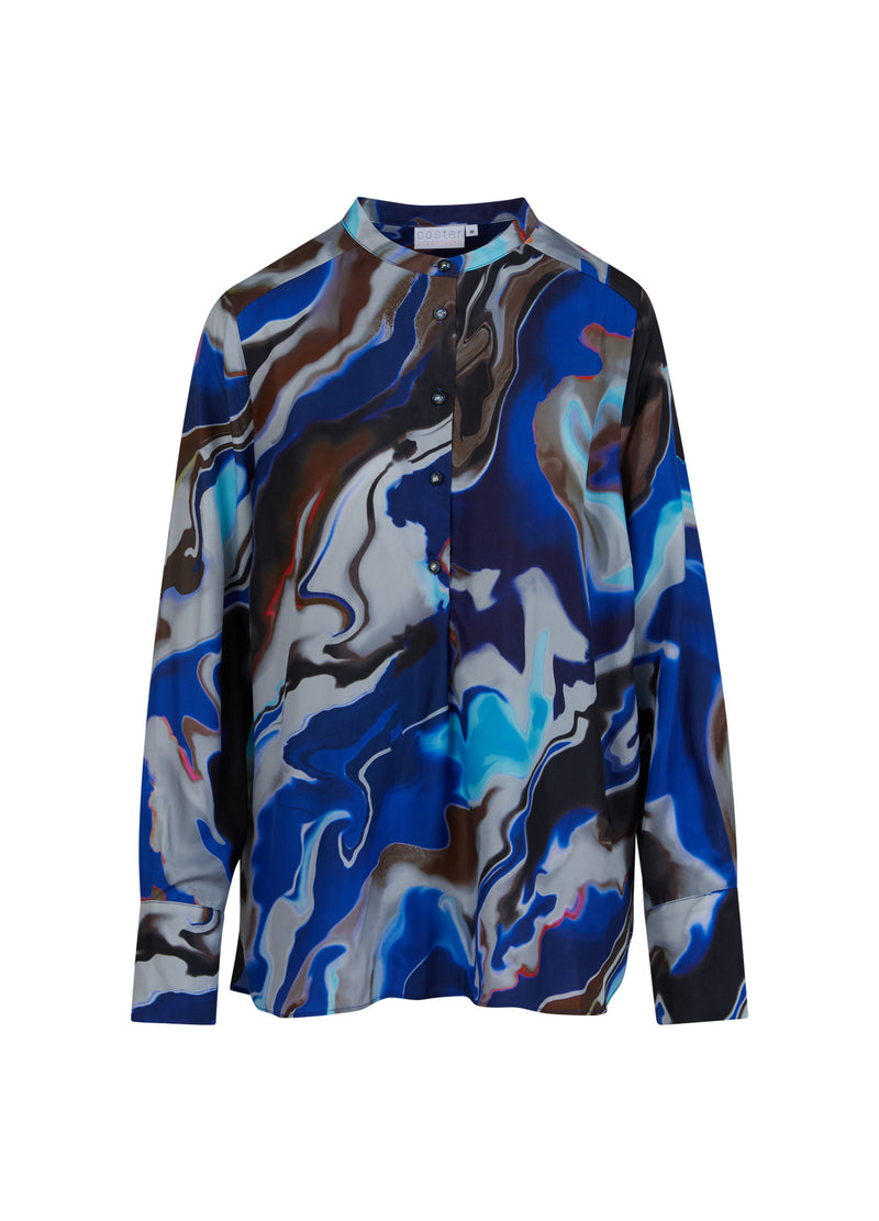 Coster Copenhagen SKJORTA MED FLOW TRYCK Shirt/Blouse Flow print - 550