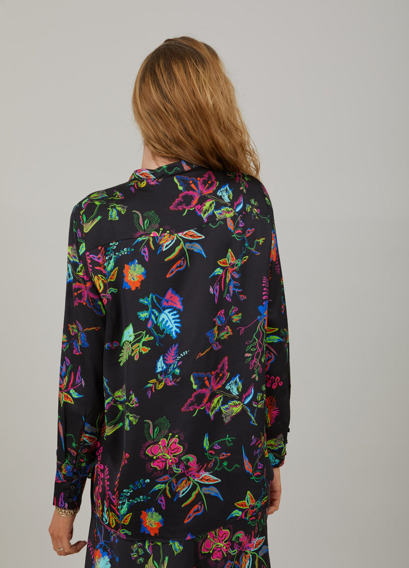 Coster Copenhagen SKJORTA MED GLOW-TRYCK Shirt/Blouse Glow print - 921