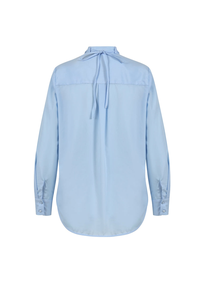 Coster Copenhagen SKJORTA MED ROSENHALSBAND Shirt/Blouse Arctic blue - 553