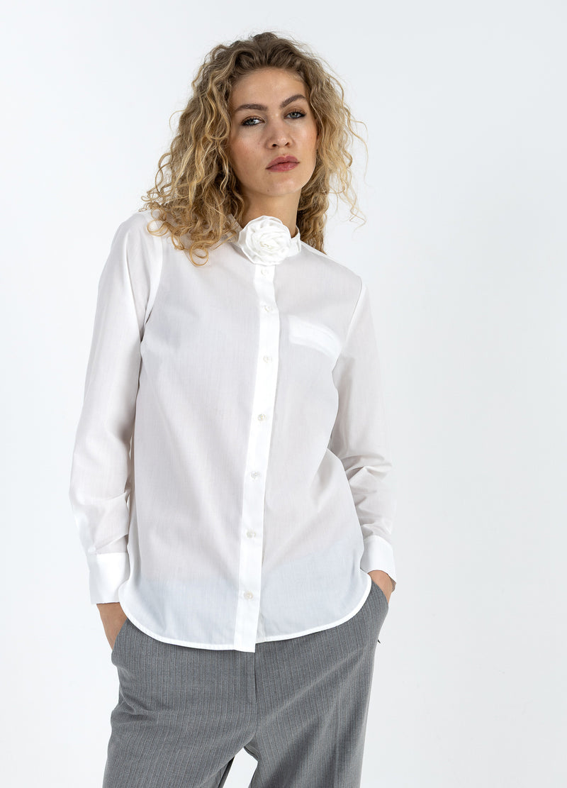 Coster Copenhagen SKJORTA MED ROSHALSEBAND Shirt/Blouse White - 200