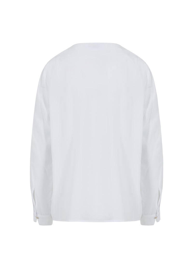 Coster Copenhagen SKJORTA MED RYNKOR Shirt/Blouse White - 200