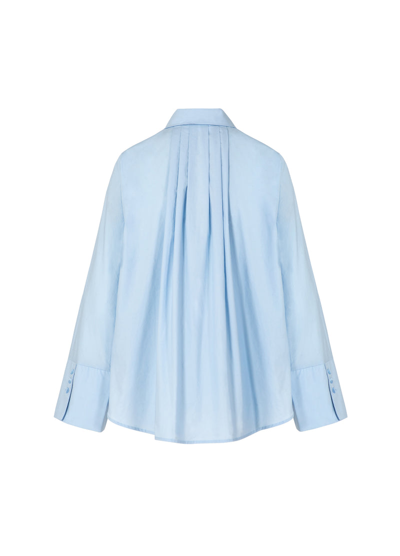 Coster Copenhagen SKJORTA MED VECK Shirt/Blouse Pastel blue - 358