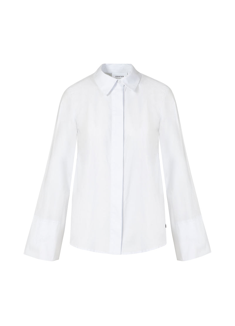 Coster Copenhagen SKJORTA MED VECK Shirt/Blouse White - 200
