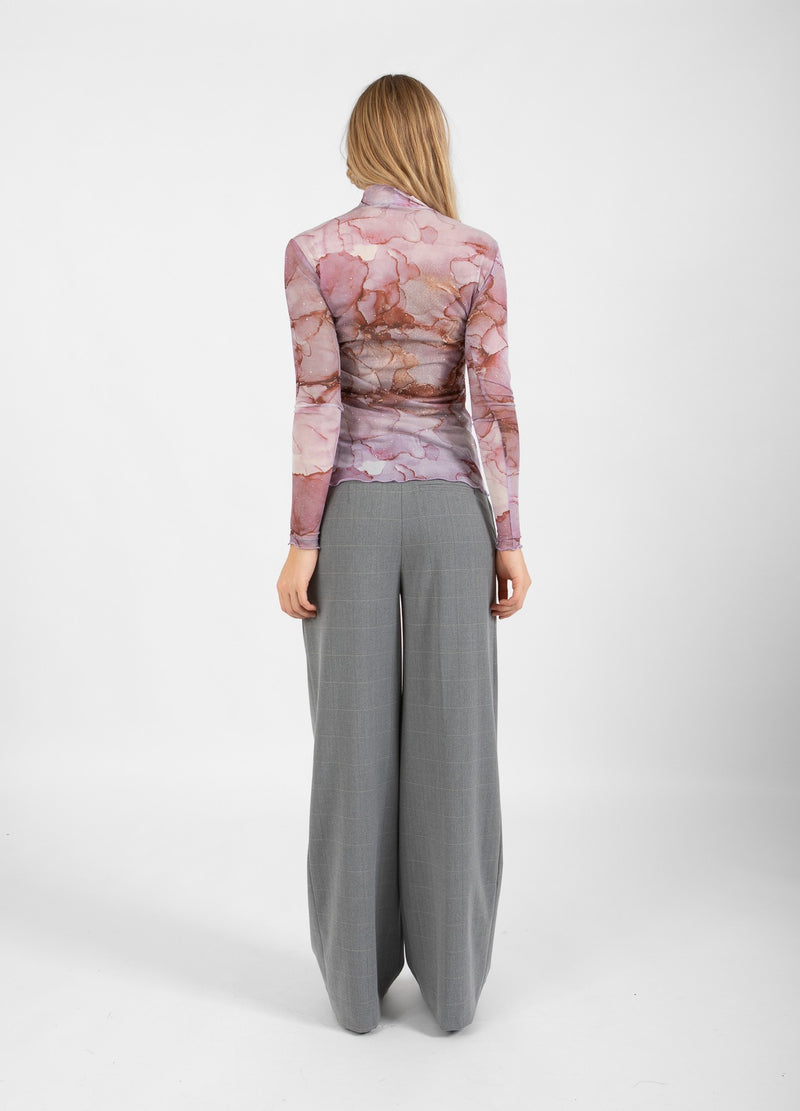 Coster Copenhagen SKJORTE MED NÄT Shirt/Blouse Rose dye mesh - 991