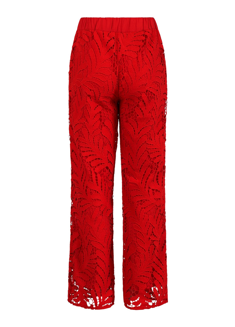 Coster Copenhagen SPETSBYXOR Pants Scarlet red - 618