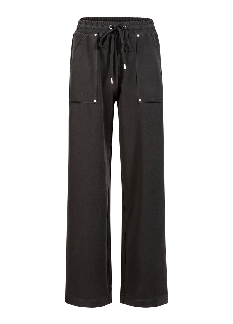 Coster Copenhagen SPORTBYXOR - SILLE PASSFORM Pants Black - 100