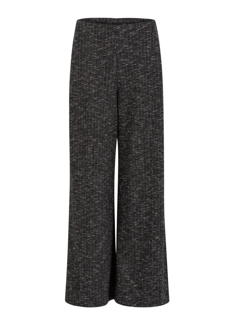Coster Copenhagen STICKADE BYXOR Knitwear Black/grey mix - 106