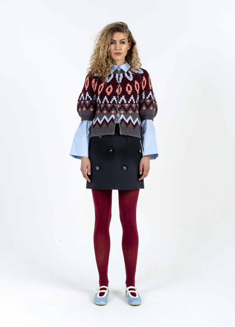 Coster Copenhagen STICKAD BLYGDLÅS JACKA Knitwear Mix - 999