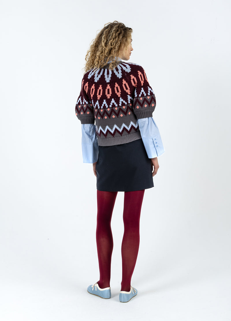 Coster Copenhagen STICKAD BLYGDLÅS JACKA Knitwear Mix - 999