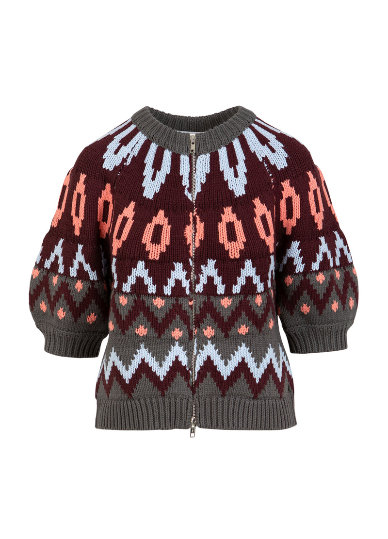 Coster Copenhagen STICKAD BLYGDLÅS JACKA Knitwear Mix - 999