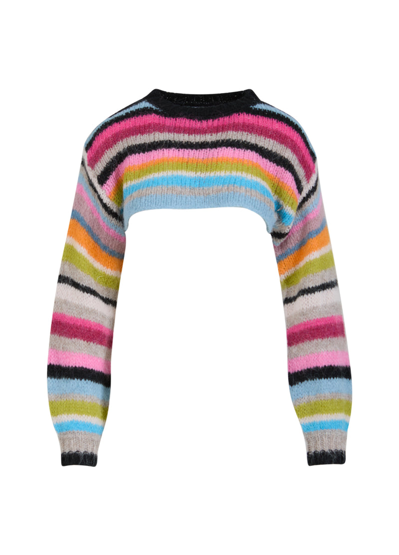 Coster Copenhagen STICKAD BOLERO Knitwear Multi stripes - 907