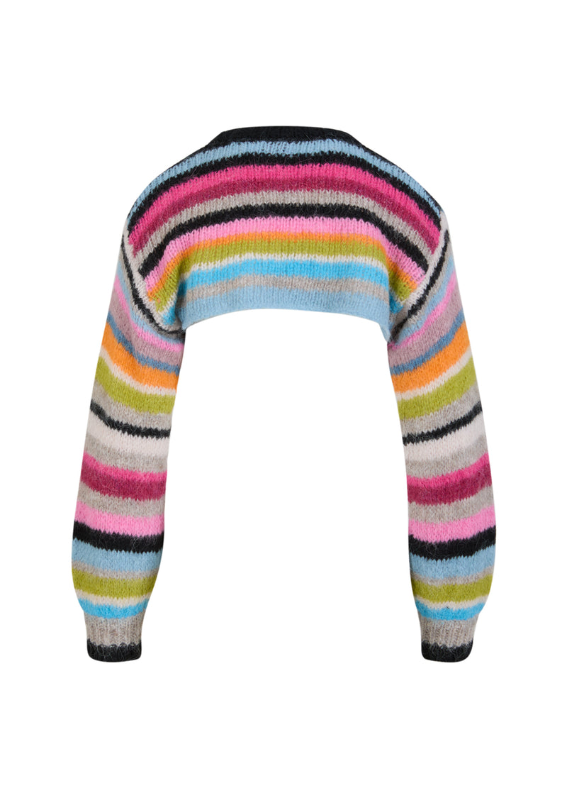 Coster Copenhagen STICKAD BOLERO Knitwear Multi stripes - 907