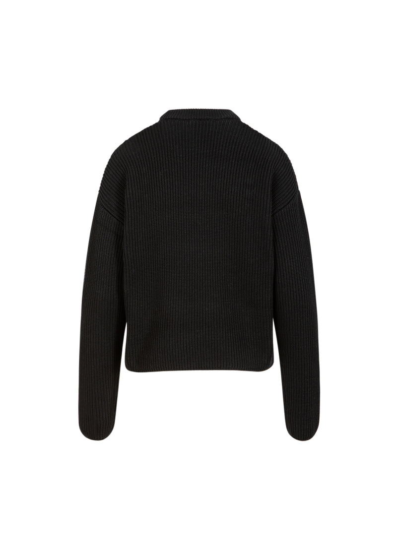Coster Copenhagen STICKA MED SILVERPÄRLOR Knitwear Black - 100