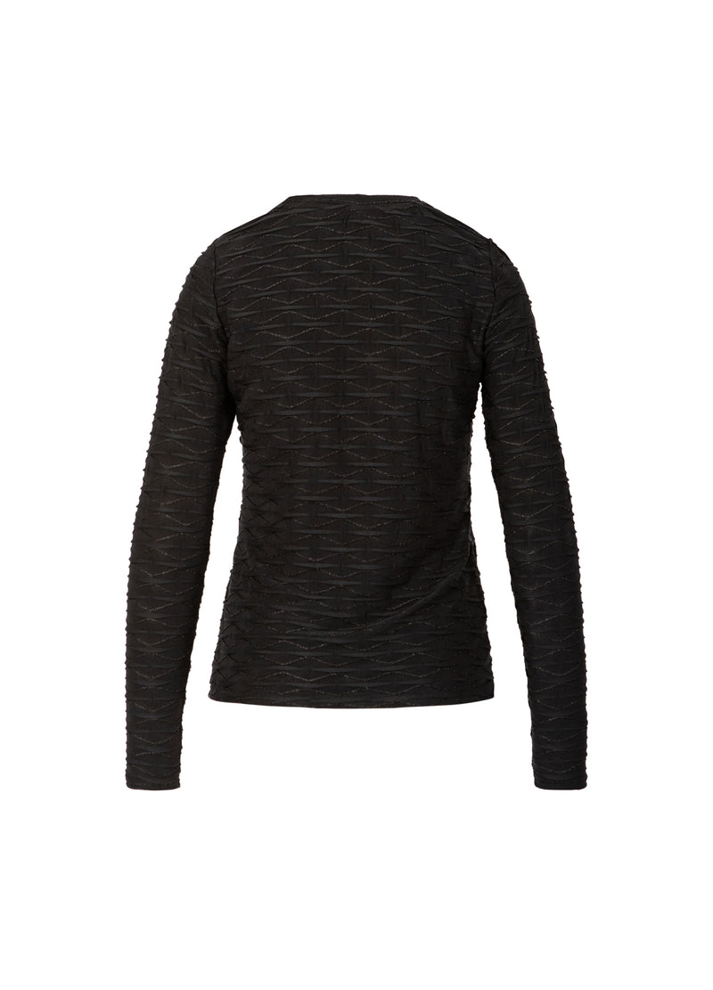 Coster Copenhagen STRUKTUR BLOUSE Shirt/Blouse Black - 100