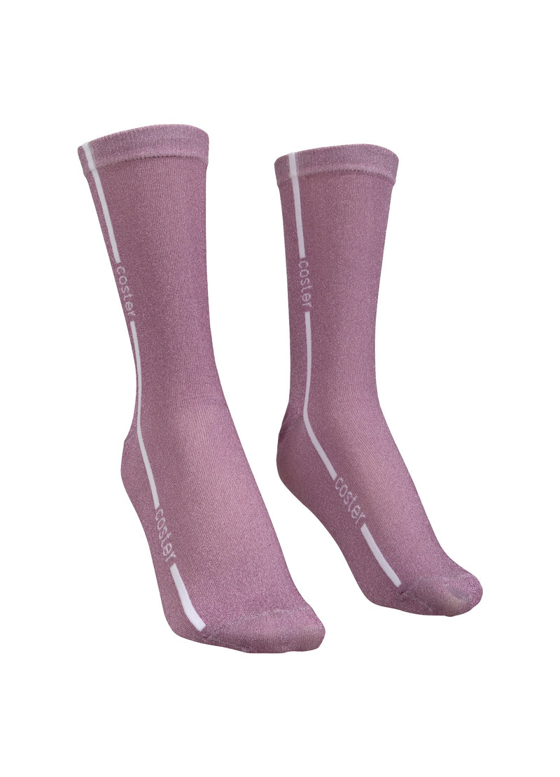 Coster Copenhagen STRUMPOR MED GLITTER Accessories Magenta glitter - 687