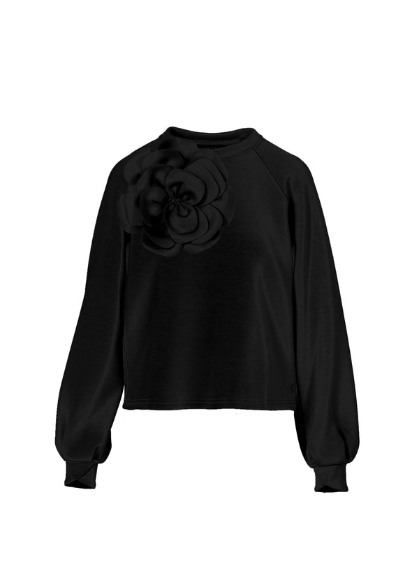 Coster Copenhagen SVETTA MED SCUBA-ROSA Shirt/Blouse Black - 100