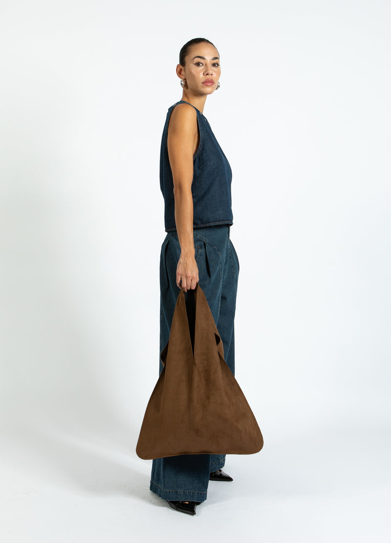 Coster Copenhagen SYNTETSKINNSVÄSKA Accessories Warm brown - 367