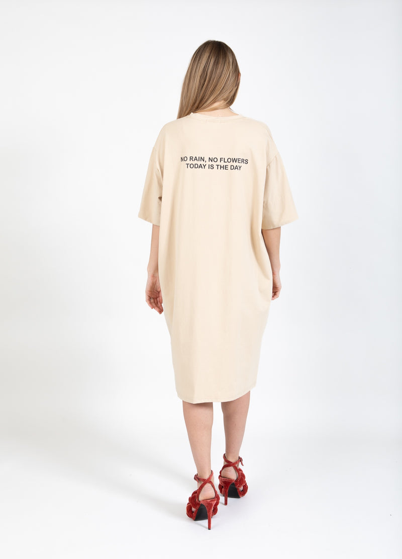 Coster Copenhagen T-SHIRTKLÄNNING Dress Vanilla - 348