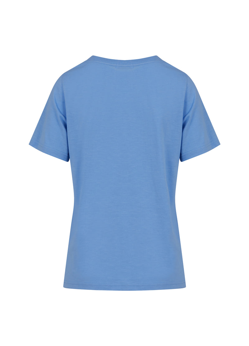 Coster Copenhagen T-SHIRT MED LOGO T-Shirt Bright sky blue - 503