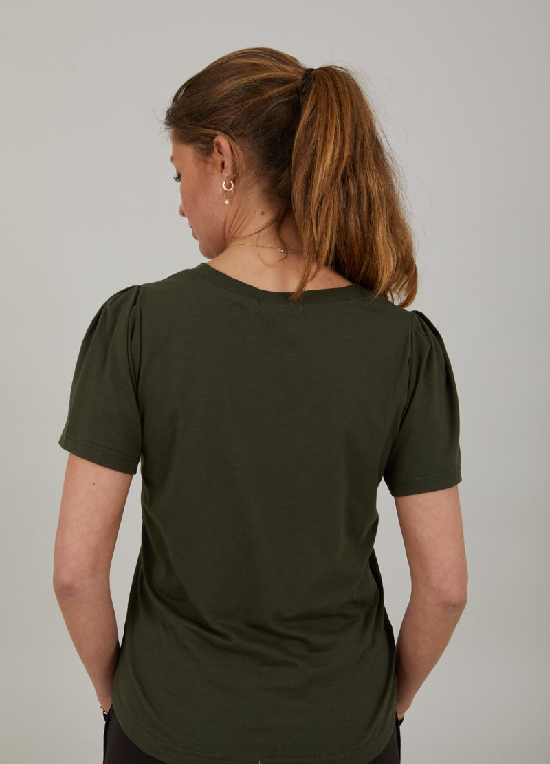 Coster Copenhagen T-SHIRT MED PLISSERINGAR T-Shirt Fall leaves - 468