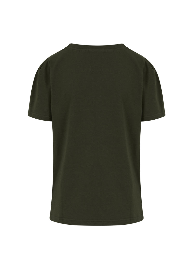 Coster Copenhagen T-SHIRT MED PLISSERINGAR T-Shirt Fall leaves - 468