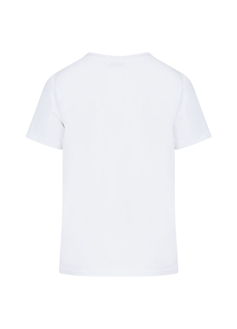 Coster Copenhagen T-SHIRT MED RUNDT HALS - KORTA ÄRMAR T-Shirt White - 200