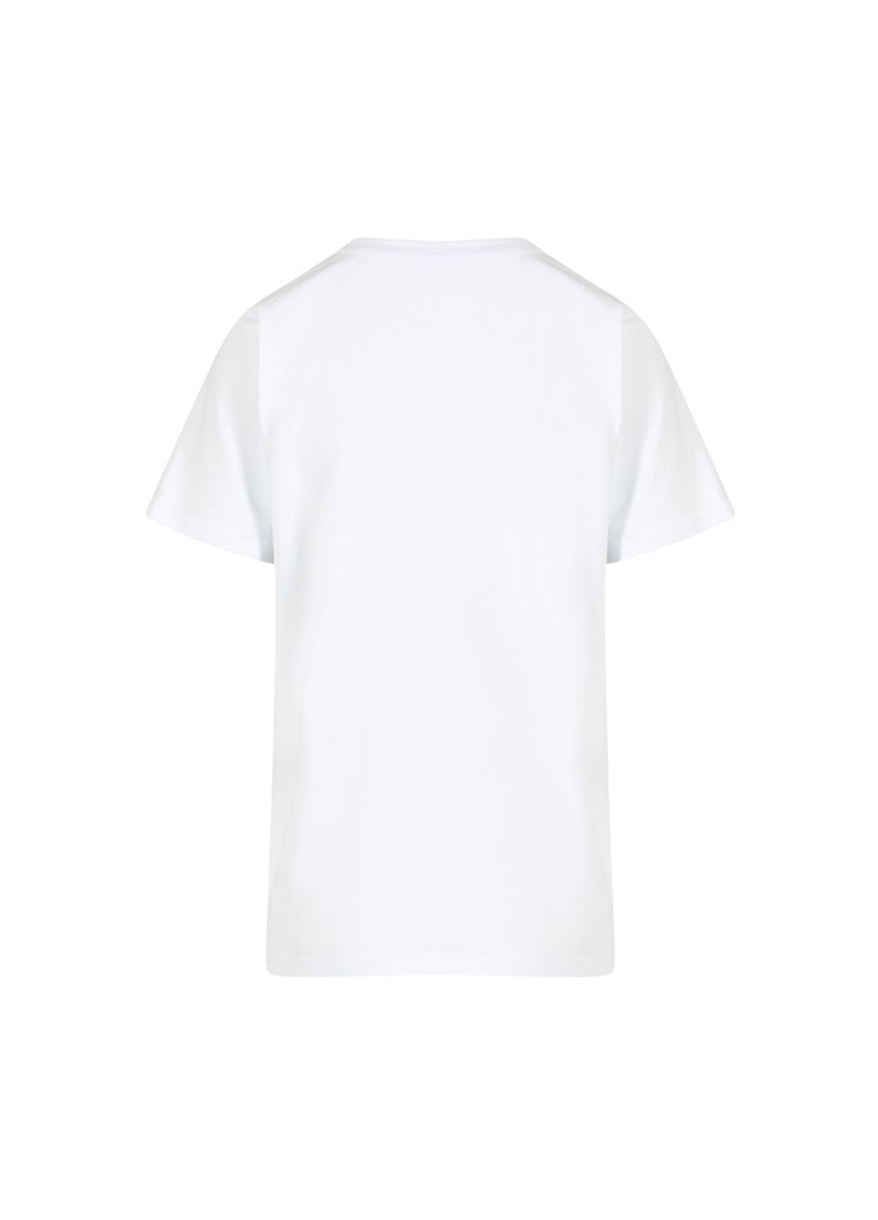 Coster Copenhagen T-SHIRT MED STRASSSTENAR Shirt/Blouse White - 200
