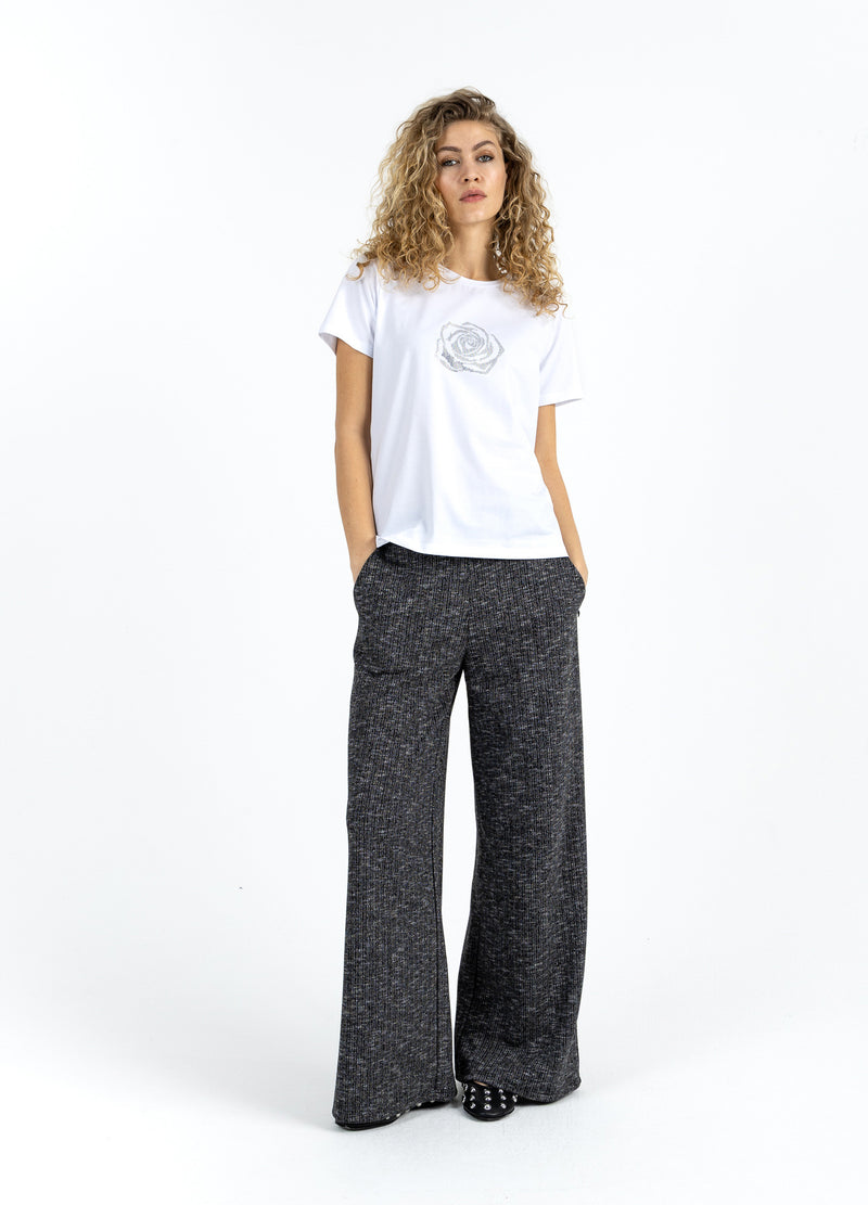 Coster Copenhagen T-SHIRT MED STRASSSTENAR Shirt/Blouse White - 200