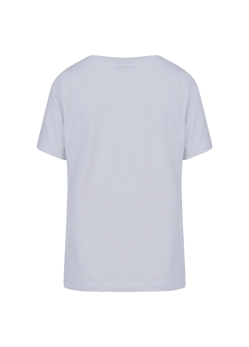 Coster Copenhagen T-SHIRT MED VINGE T-Shirt White - 200