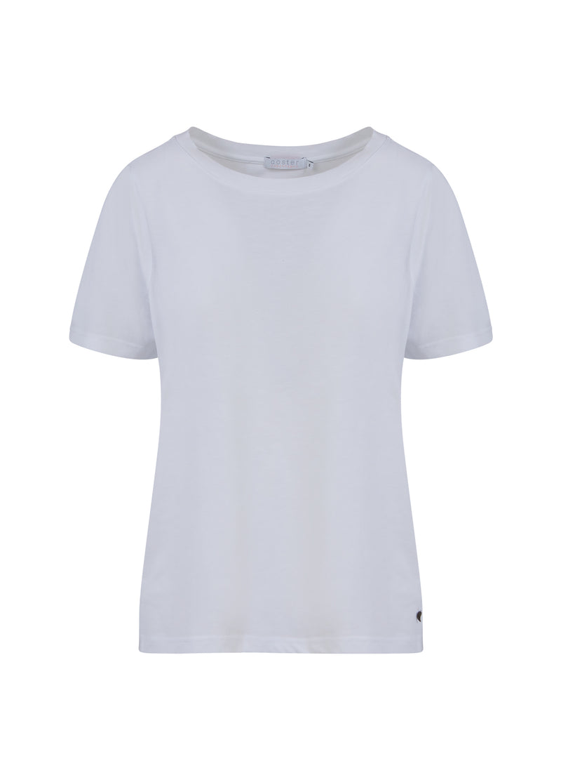 Coster Copenhagen T-SHIRT MED VÄCK T-Shirt White - 200