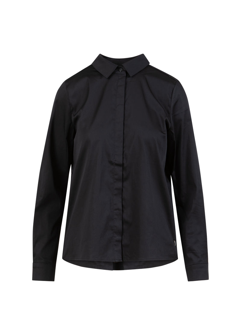 Coster Copenhagen TÄTSITTANDE KLASSISK SKJORTA Shirt/Blouse Black - 100