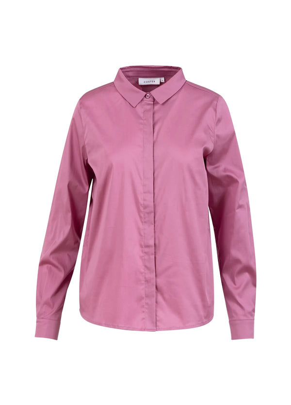 Coster Copenhagen TÄTSITTANDE KLASSISK SKJORTA Shirt/Blouse Magenta - 861