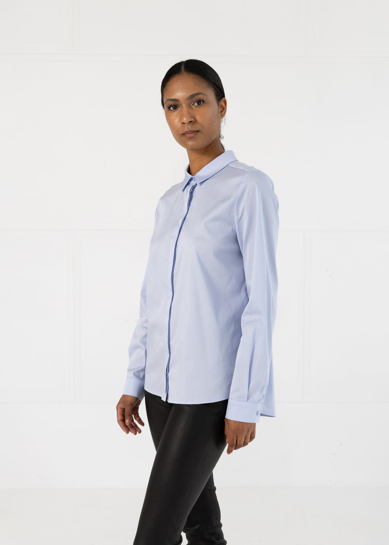 Coster Copenhagen TÄTSITTANDE KLASSISK SKJORTA Shirt/Blouse Oxford blue - 508