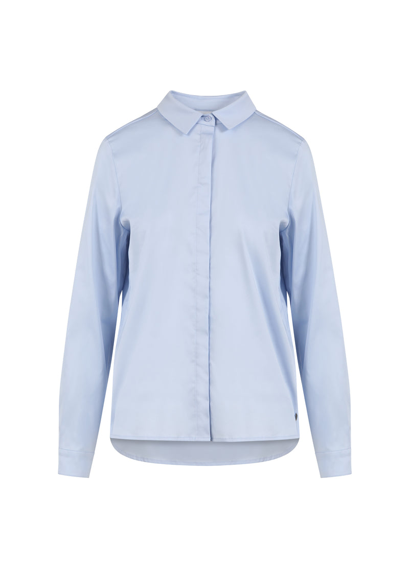 Coster Copenhagen TÄTSITTANDE KLASSISK SKJORTA Shirt/Blouse Oxford blue - 508