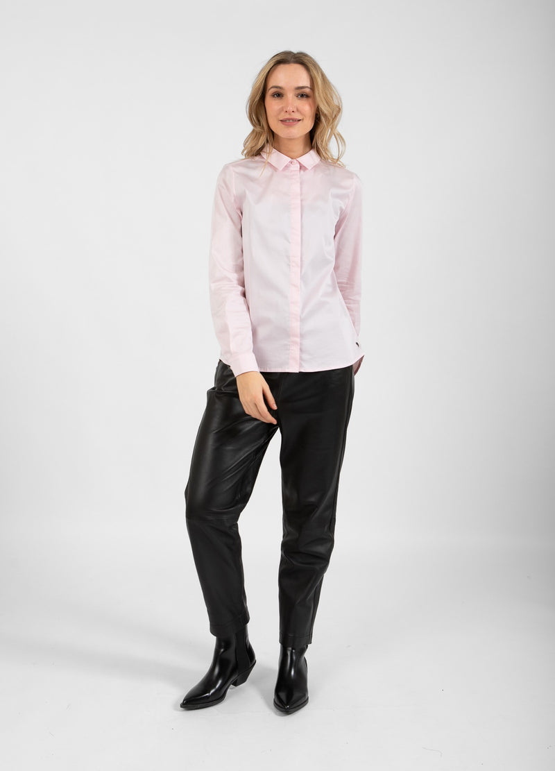 Coster Copenhagen TÄTSITTANDE KLASSISK SKJORTA Shirt/Blouse Powder rose - 686