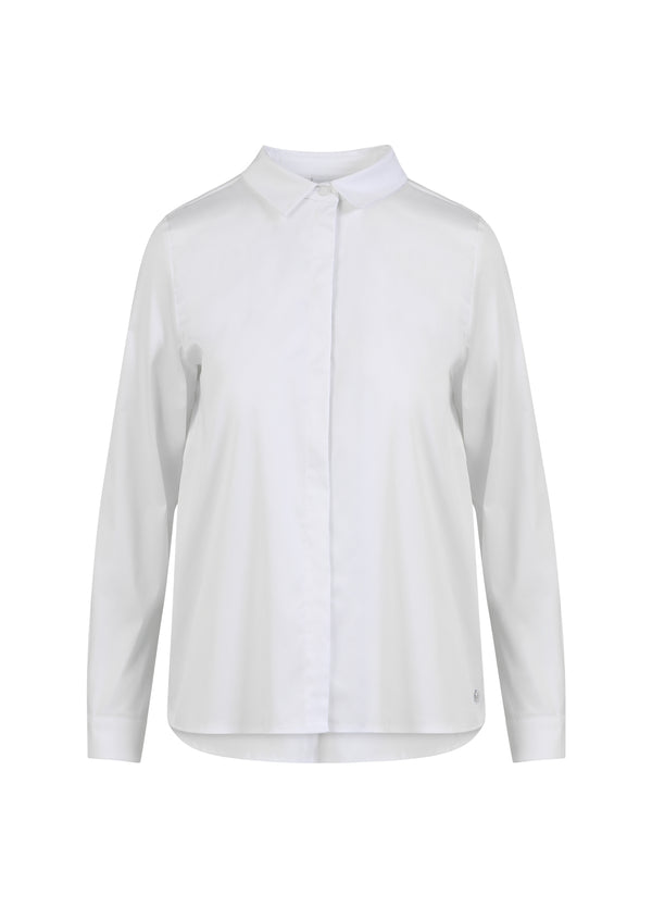 Coster Copenhagen TÄTSITTANDE KLASSISK SKJORTA Shirt/Blouse White - 200