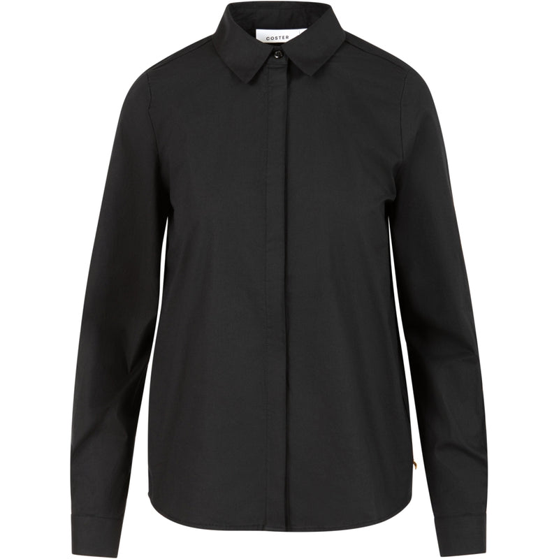 Coster Copenhagen TÄTSITTANDE KLASSISK SKJORTA Shirt/Blouse Black - 100
