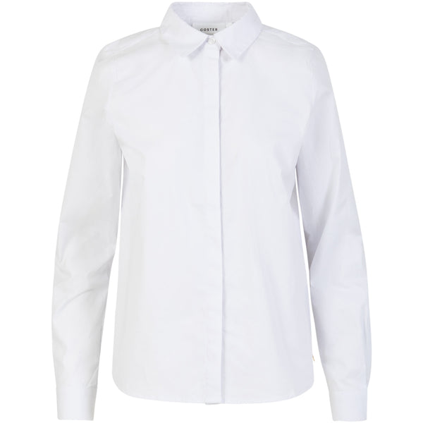 Coster Copenhagen TÄTSITTANDE KLASSISK SKJORTA Shirt/Blouse White - 200
