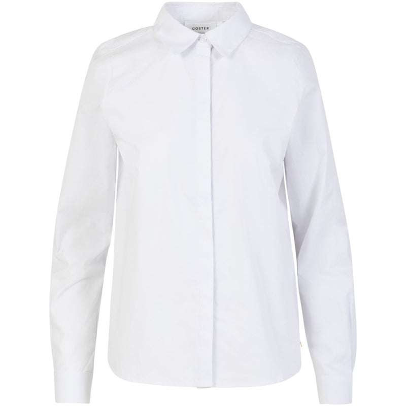 Coster Copenhagen TÄTSITTANDE KLASSISK SKJORTA Shirt/Blouse White - 200