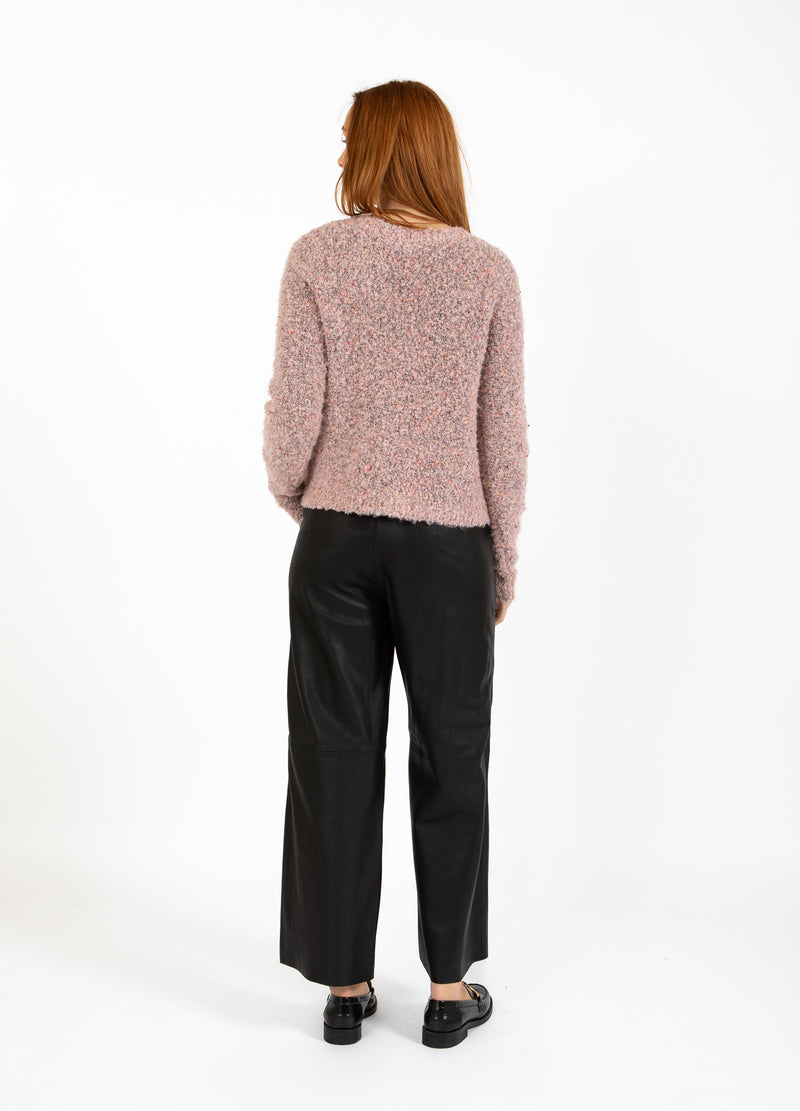 Coster Copenhagen TÄT BOUCLE KARDIGAN Knitwear Rose boucle - 677