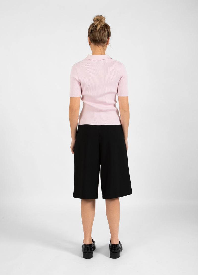 Coster Copenhagen TÄT STICKAD POLO Knitwear Powder rose - 686