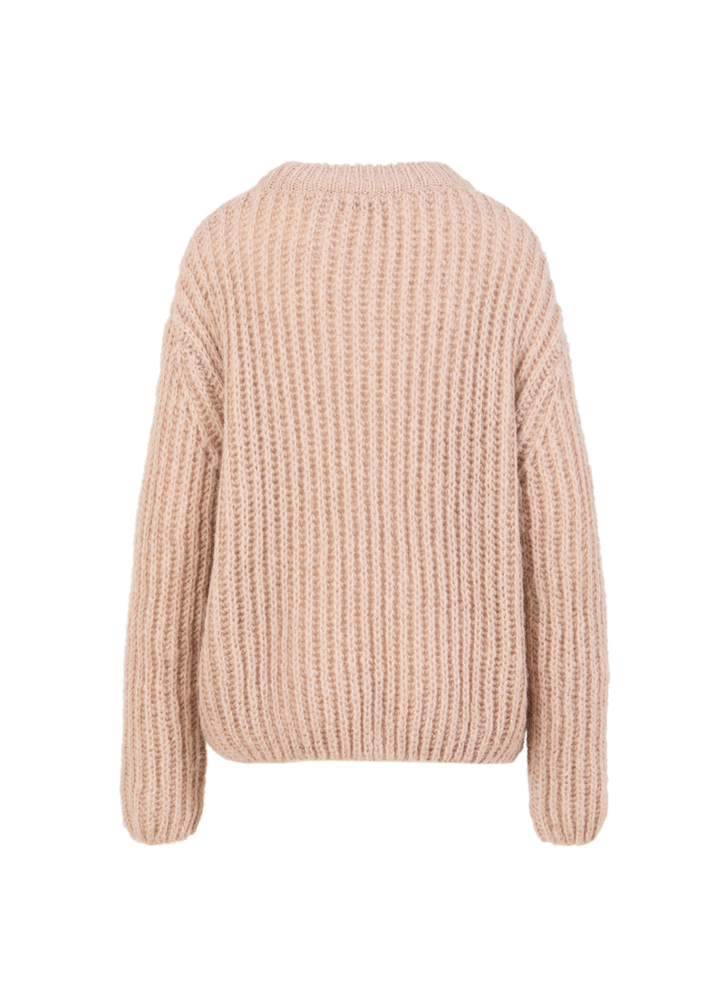 Coster Copenhagen TJOCK STICKAD Knitwear Desert sand - 329