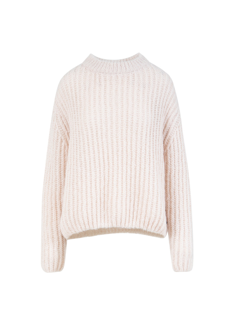 Coster Copenhagen TJOCK STICKAD Knitwear Dusty creme - 224