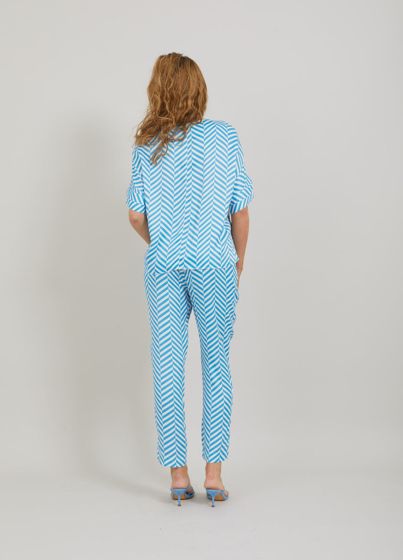 Coster Copenhagen TOPP M. FISKBENSMÖNSTER Shirt/Blouse Heringbone print - 918