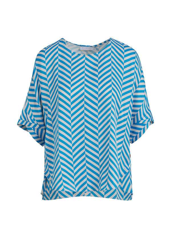 Coster Copenhagen TOPP M. FISKBENSMÖNSTER Shirt/Blouse Heringbone print - 918