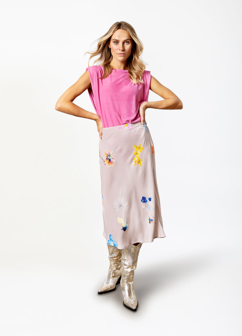 Coster Copenhagen TOP I LUREX JERSEY Shirt/Blouse Bon bon pink - 671