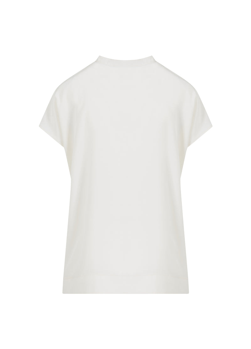 Coster Copenhagen TOP MED STÅKRAGE Shirt/Blouse Off white - 201