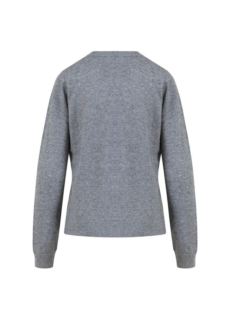 Coster Copenhagen TRÖJA I KASCHMIR Knitwear Grey melange - 142