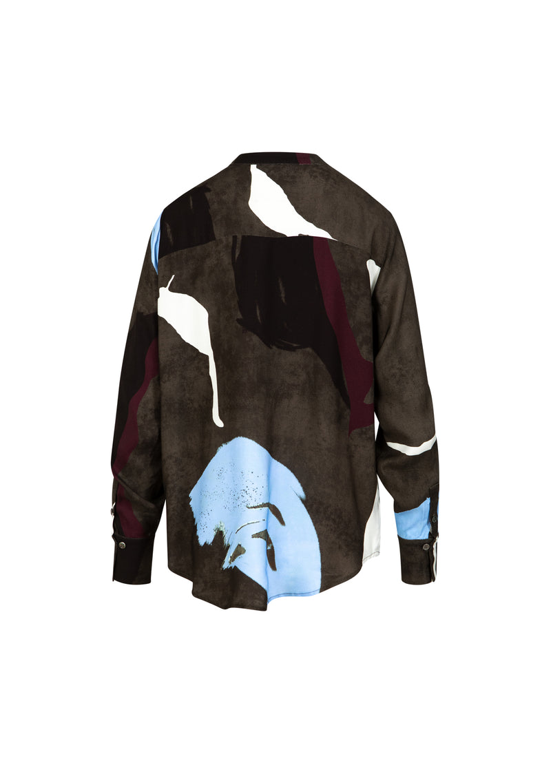 Coster Copenhagen TRÖJA I SKUGGRISK GRAFISK TRYCK Shirt/Blouse Shadow graphic print - 955